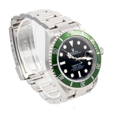 Rolex Submariner Kermit Watch 16610LV - 7