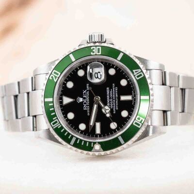 Rolex Submariner Kermit Watch 16610LV - 8