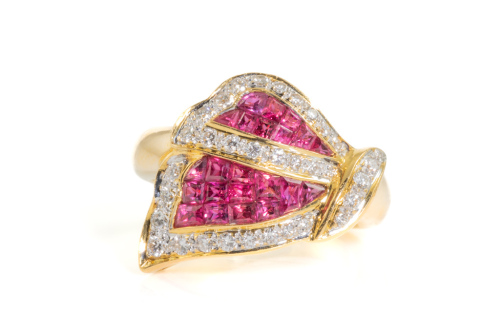 5.78ct Ruby and Diamond Ring