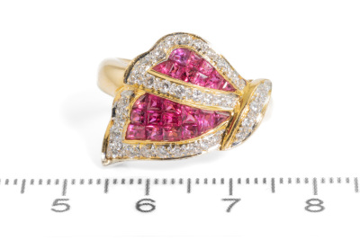 5.78ct Ruby and Diamond Ring - 2