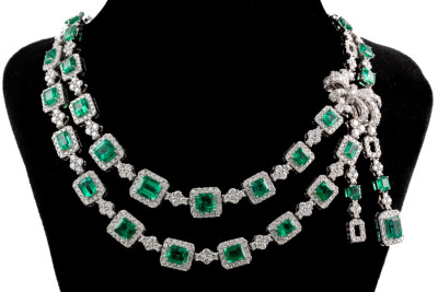 14.54ct Colombian Emerald & Diamond GSL