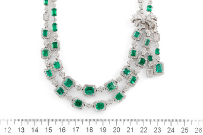 14.54ct Colombian Emerald & Diamond GSL - 4