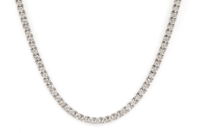 3.02ct Diamond Tennis Necklace - 2