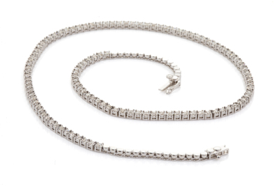 3.02ct Diamond Tennis Necklace - 7