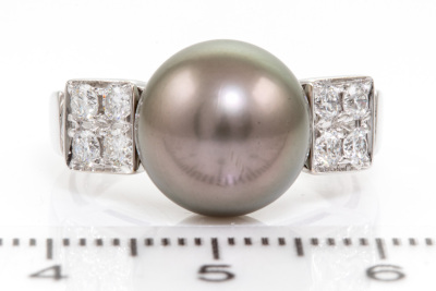 Bvlgari Pearl and Diamond Ring - 2