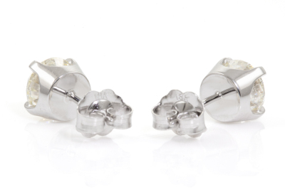 2.02ct Diamonds Stud Earring - 5