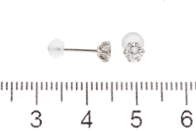 0.49ct Diamond Stud Earrings - 3