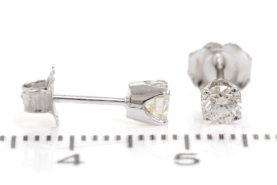 0.38ct Diamond Stud Earrings - 3