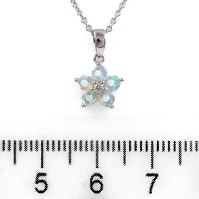 Opal Earrings, Bracelet and Pendant - 12