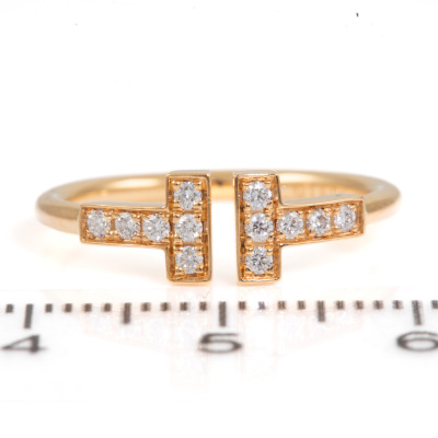 Tiffany & Co. T Wire Diamond Ring - 2