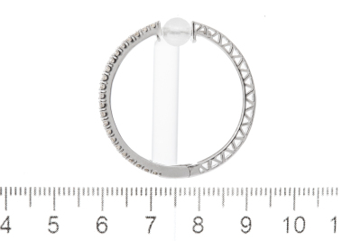 1.49ct Diamond Hoop Earrings - 3