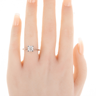 1.50ct Diamond Solitaire Ring GIA F SI2 - 7