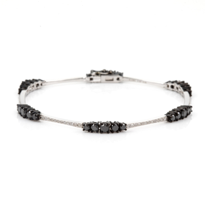 Black and White Diamond Bracelet