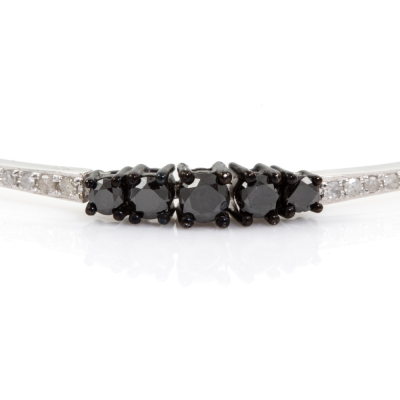 Black and White Diamond Bracelet - 3