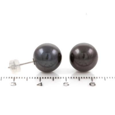 11.5mm Tahitian Pearl Earrings - 3