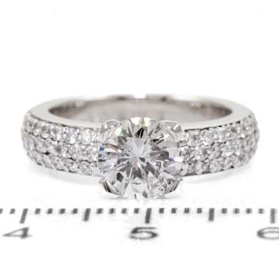 1.08ct Diamond Solitaire Ring GSL E P2 - 2