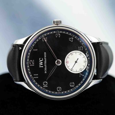 IWC Portuguese Hand-Wound Mens Watch - 9