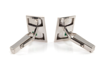 0.47ct Emerald Cufflinks - 4