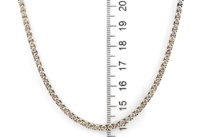 5.70ct Diamond Tennis Necklace - 3