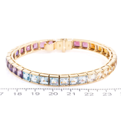 13.50ct Mixed Gemstone Bracelet - 2