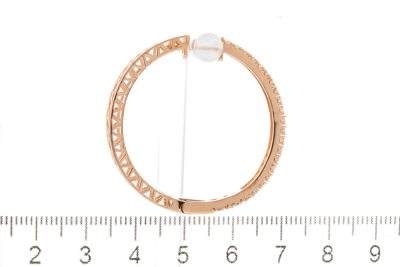 2.04ct Diamond Hoop Earrings - 3