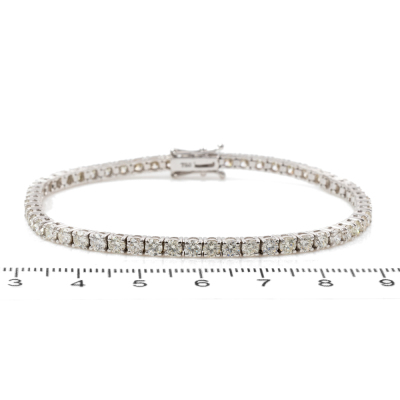 5.87ct Diamond Tennis Bracelet - 2