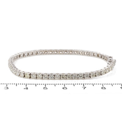 5.87ct Diamond Tennis Bracelet - 3