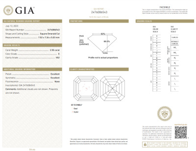 2.50ct Loose Diamond GIA E VS2 - 2