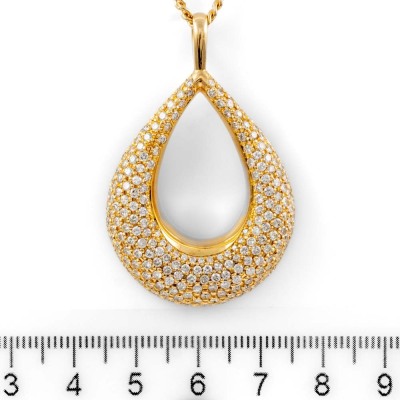 3.41ct Diamond Dress Pendant - 2