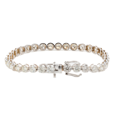 7.09ct Diamond Tennis Bracelet - 5