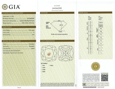 2.01ct Diamond Studs GIA E VS2, F SI1 - 3