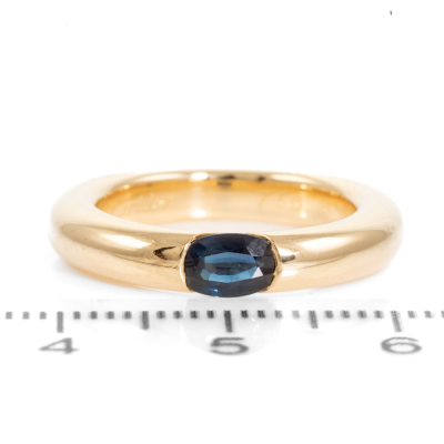 Cartier Ellipse Sapphire Ring - 2
