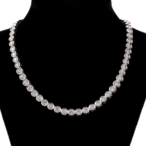 8.65ct Diamond Tennis Necklace