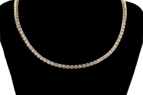 5.71ct Diamond Tennis Necklace