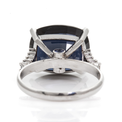 10.22ct Spinel, Sapphire & Diamond Ring - 6