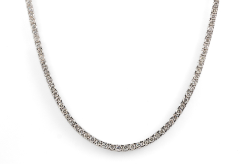 5.75ct Diamond Tennis Necklace