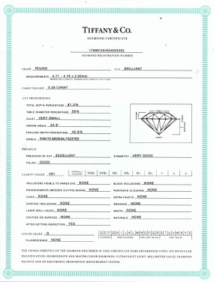 Tiffany & Co. Solitaire Diamond Ring - 4