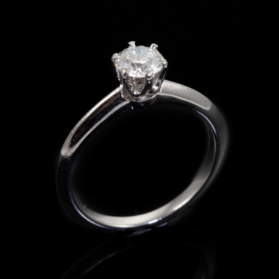 Tiffany & Co. Solitaire Diamond Ring - 7