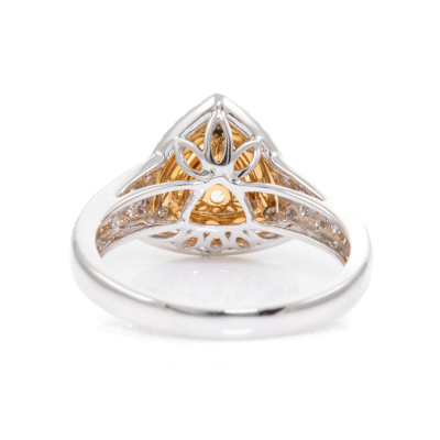 1.01ct Fancy Yellow Diamond Dress Ring - 5