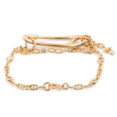 Hermes Chaine d Ancre Diamond Bracelet - 6