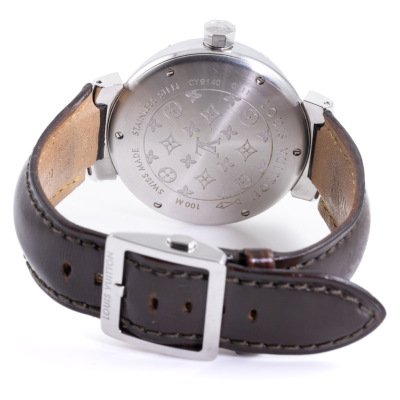 Louis vuitton 100m hot sale swiss made stainless steel