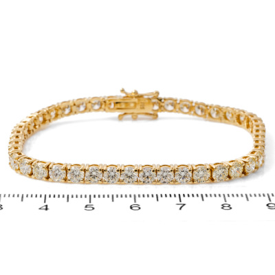 10.65ct Diamond Tennis Bracelet - 2