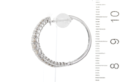 2.01ct Diamond Hoop Earrings - 3