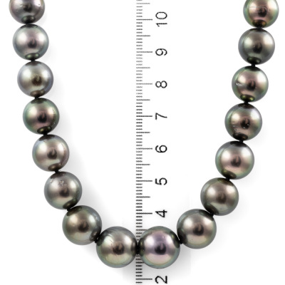 10.2 - 12.9mm Tahitian Pearl Necklace - 5