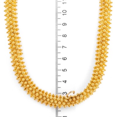 22ct Gold Necklace & Bracelet Set 141.2g - 8