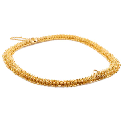 22ct Gold Necklace & Bracelet Set 141.2g - 10