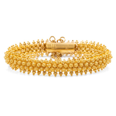 22ct Gold Necklace & Bracelet Set 141.2g - 11