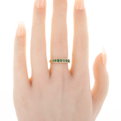 0.56ct Emerald Ring - 6