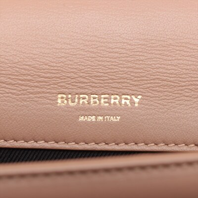 Burberry Quilted Lola Leather Bag Beige - 6