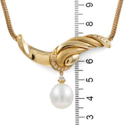 12.3mm South Sea Pearl Necklace - 3